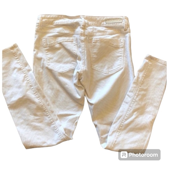 ⚡️ Express White Pink Zebra Print Skinny Jeans ~ Size 4 ⚡️ - Picture 2 of 6